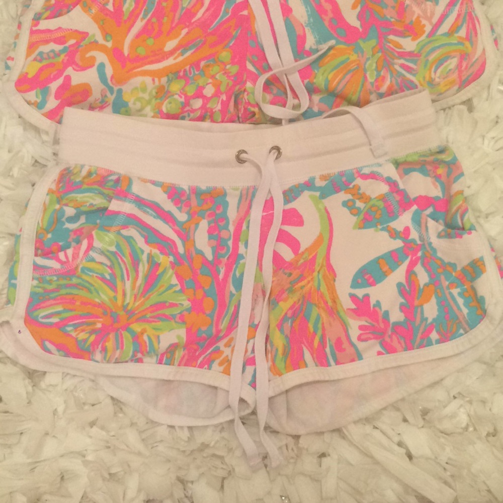 LAST PAIR Lilly Pulitzer XXS Chrissy Beach 🏖sz 00 - Picture 6 of 8